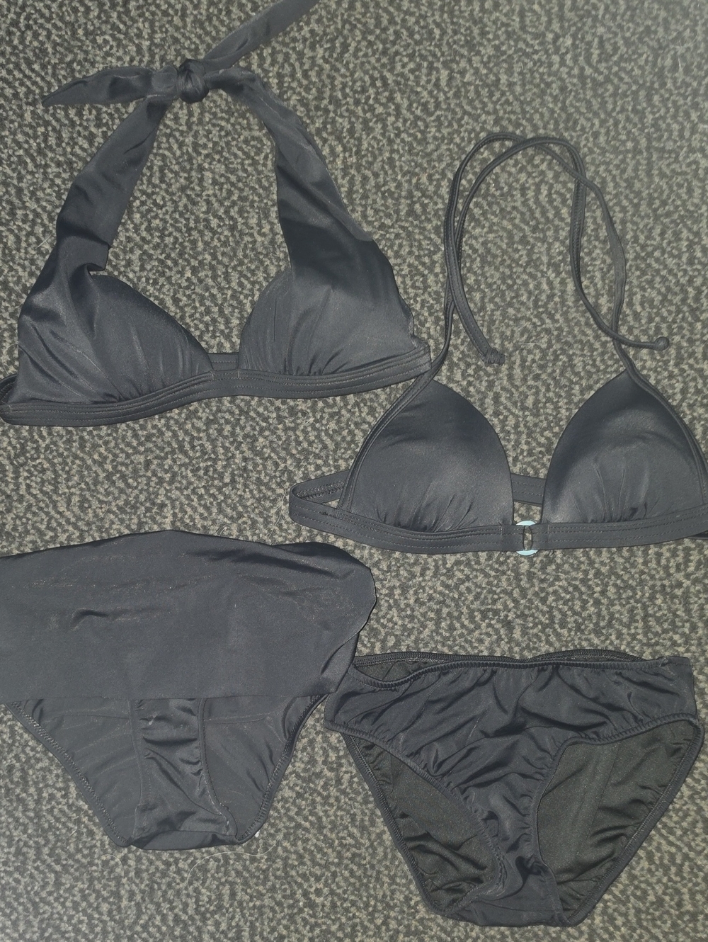 VENUS 2 Black Halter Bikini Set